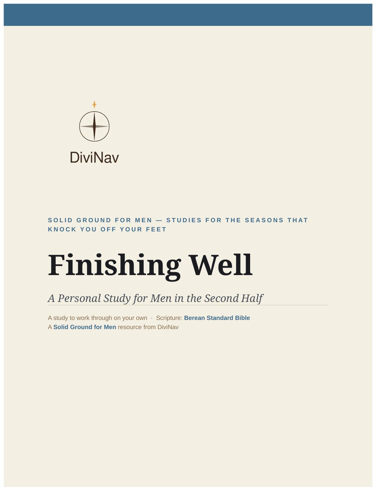 Finishing Well cover