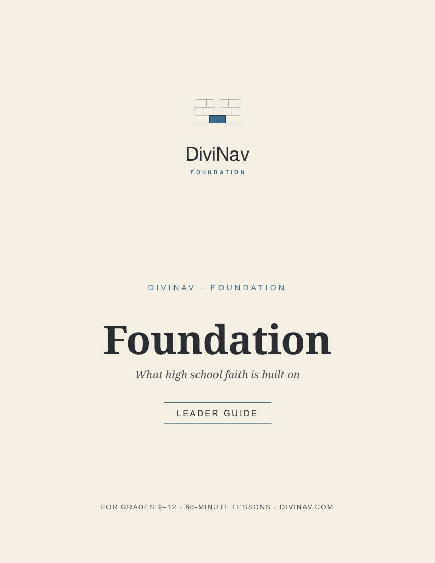 DiviNav Foundation &mdash; Leader Guide cover