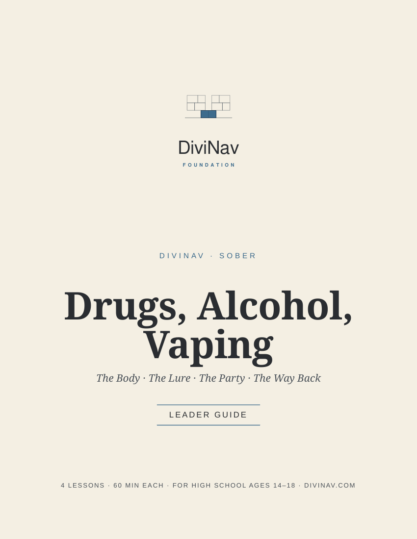DiviNav Sober &mdash; Leader Guide cover