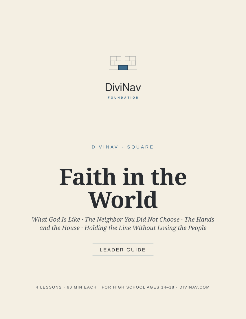 DiviNav Square &mdash; Leader Guide cover