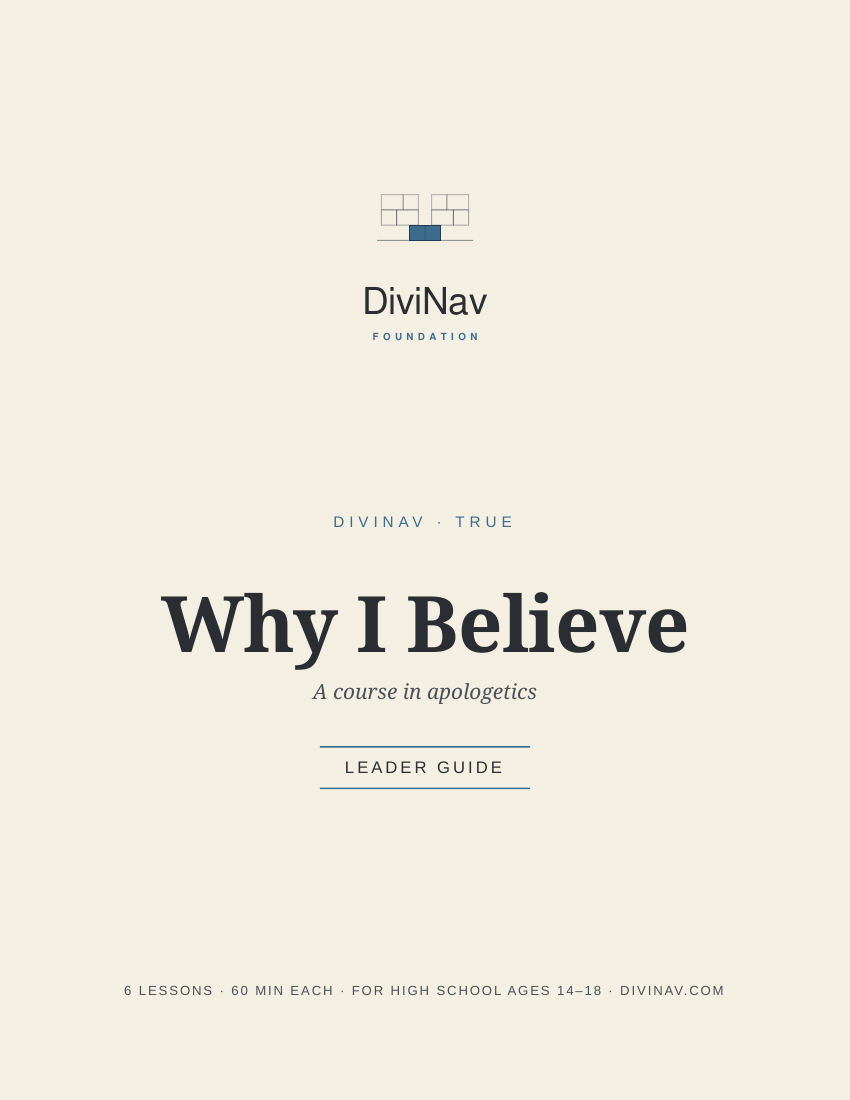 DiviNav True &mdash; Leader Guide cover
