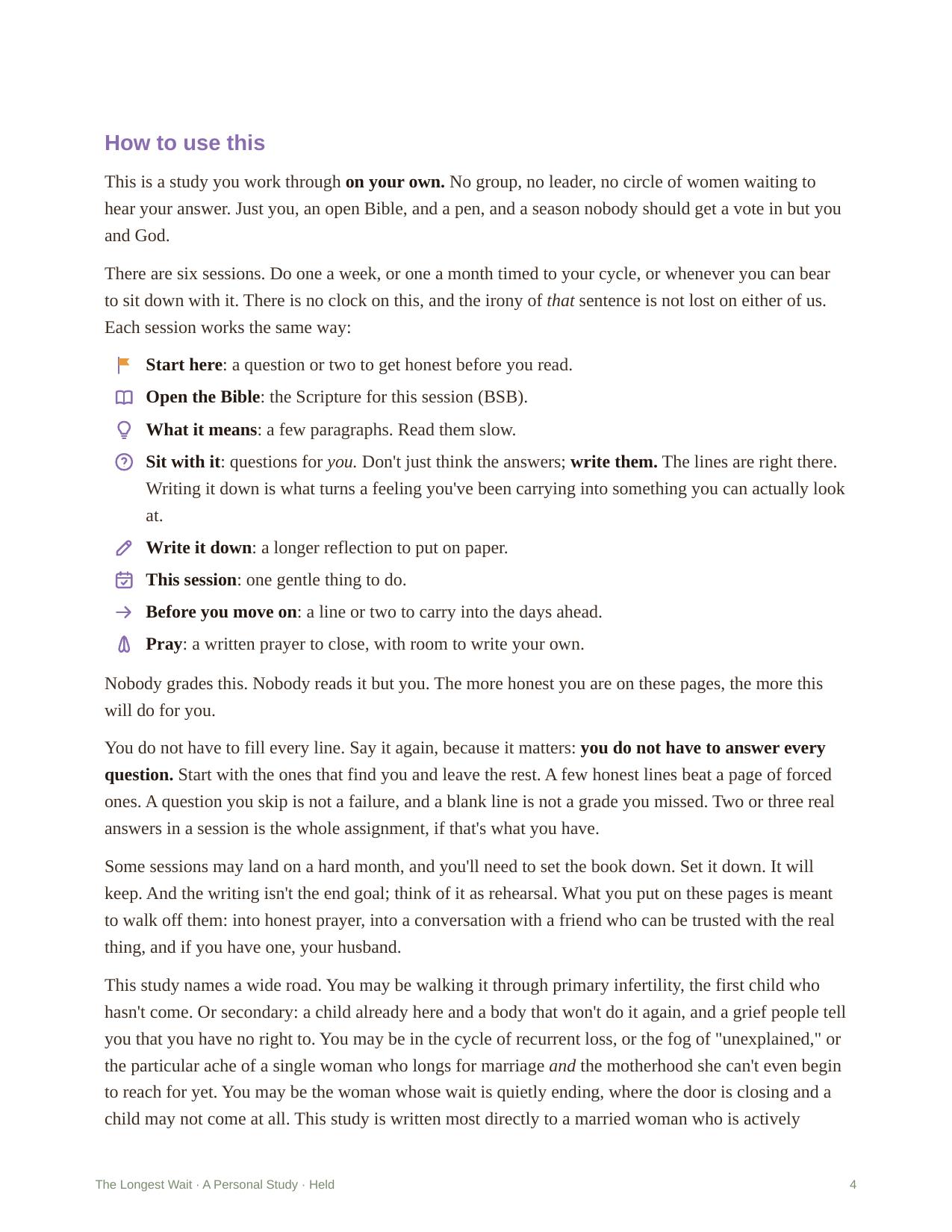 The Longest Wait &mdash; Room to write