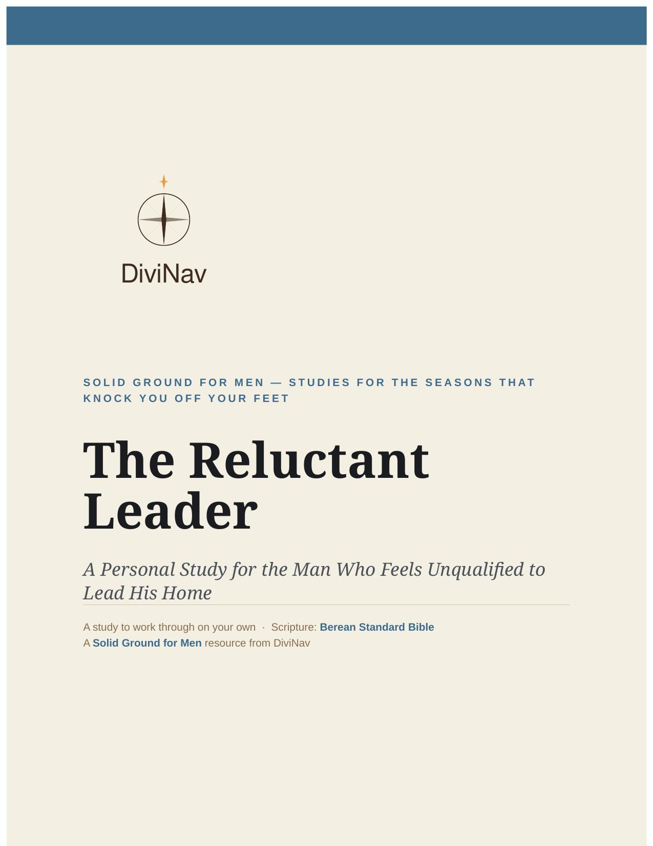 The Reluctant Leader cover