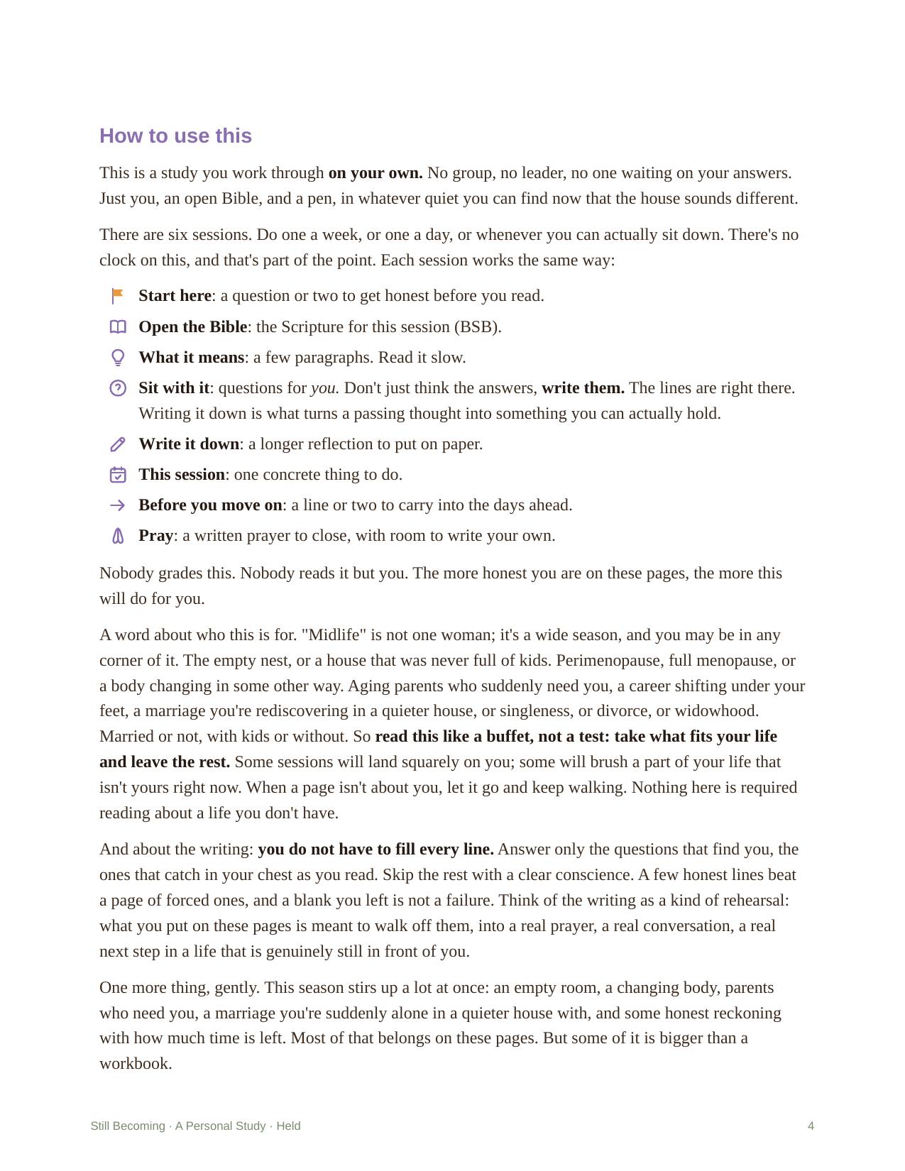 Still Becoming &mdash; Room to write