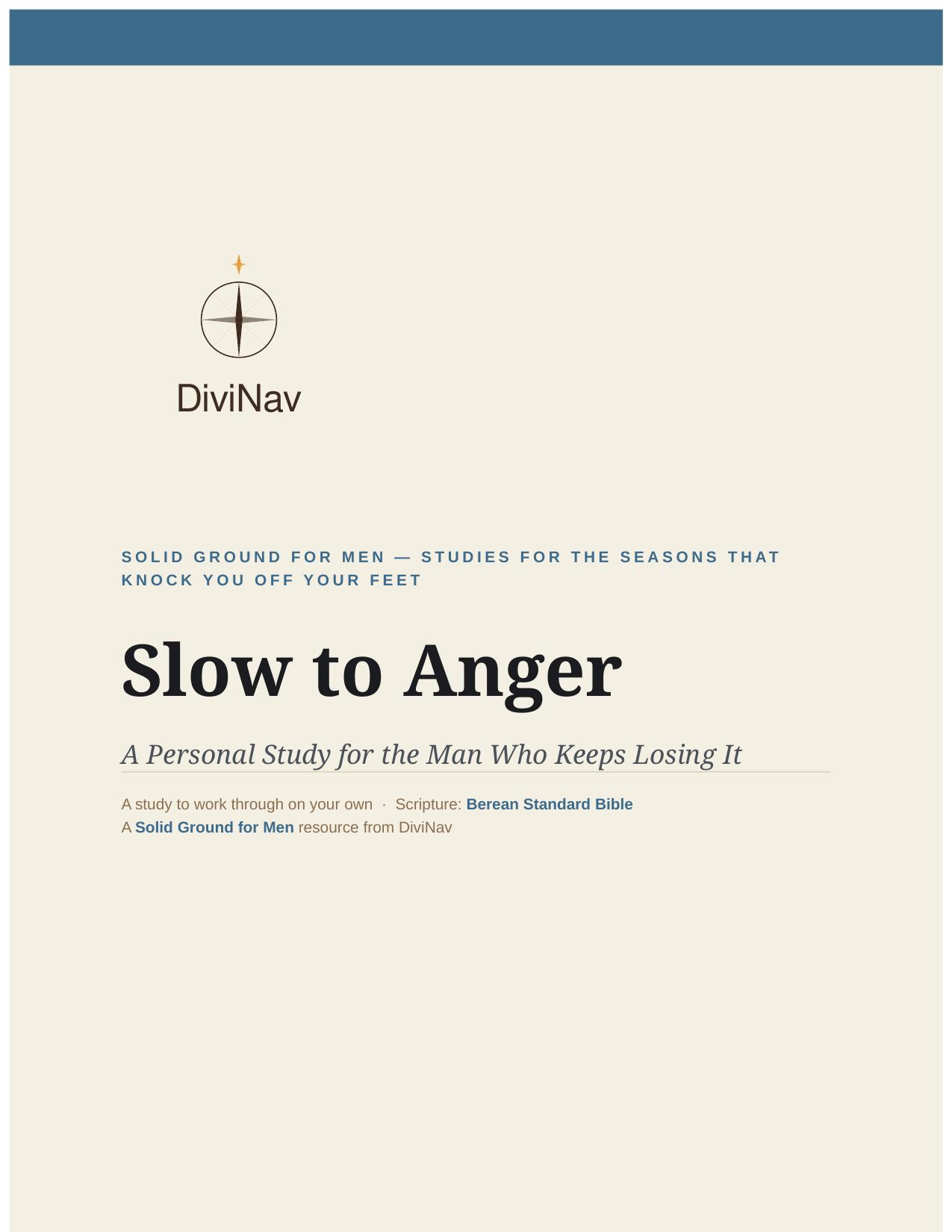 Slow to Anger cover