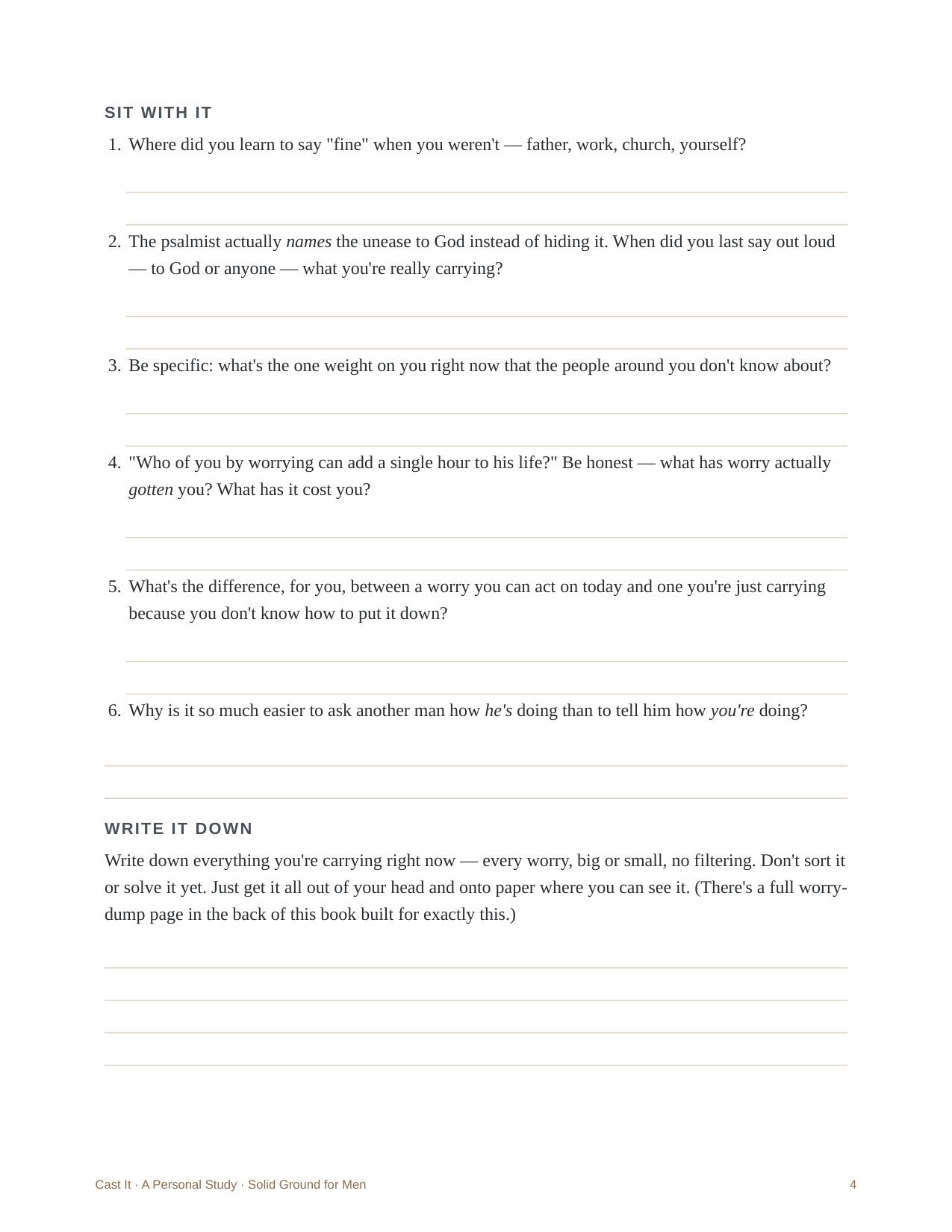 Cast It &mdash; Room to write