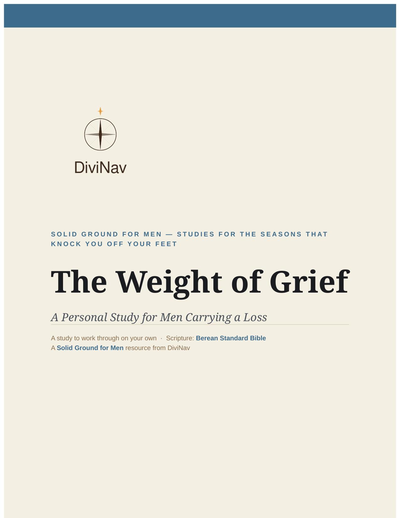 The Weight of Grief cover